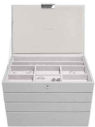 Stackers Grau Klassisch Schmuckschatulle -4