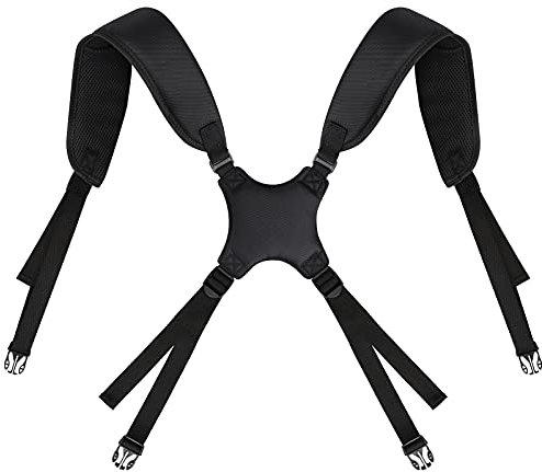 CRAFTSMAN GOLF Black Quick Side Release Plastic Buckle Golf Bag Shoulder Straps Replacement for Titleist