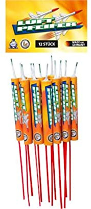 Aktiv 96 Stück Luftpfeifer/Luftheuler 12er-Set, Kat F 1 Feuerwerk Silvester
