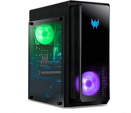 acer Predator Orion 3000 PO3-650 Gaming PC - (Intel Core i5-13400F, 16GB, 1TB SSD, NVIDIA GeForce RTX 3060, Windows 11, Black)