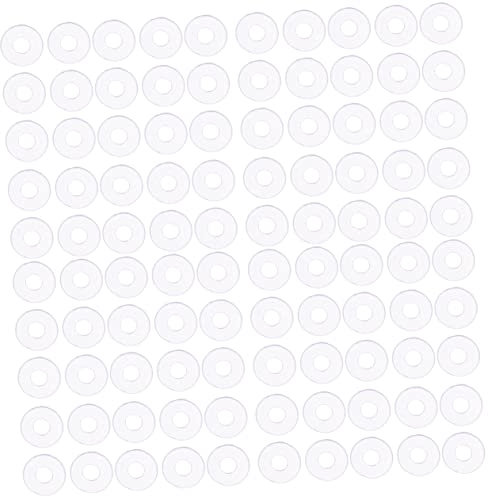 VILLFUL 4 Set di Rondelle di Ricambio in Vinile per Guarnizione Piatta per Porta Dimensioni Standard Servizio 50 Pezzi*4