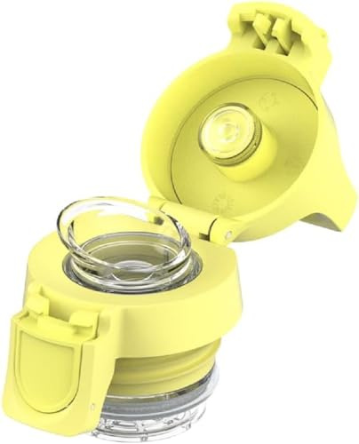 Sigg Hot & Cold ONE Top Lemon (0.3 e 0.5 L e 0.55 L), Tappo di ricambio ideale per modelli termici borraccia, Tappo ermetico e utilizzabile con una sola mano