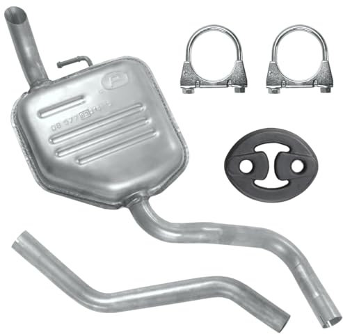 Polmo Schalldämpferset Auspuff Endtopf für Mondeo 3 III MK3 2000-03/2007 1.8 2.0 Kombi