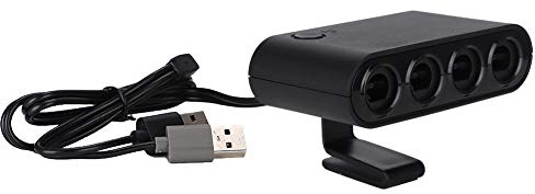 MUNEFE Game Controller Adapter, Switch Gamecubes Adapter, Wireless Gc Adapter, Suitable for Providing Plug and Play Functionality