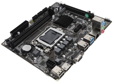 LGA1151 Computer Motherboard für Kryptowährungs Mining, Gaming Motherboard mit Vollfestkondensatoren, SATA2.0 Schnittstelle