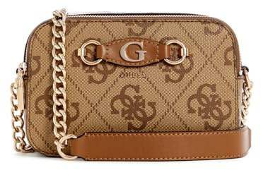 GUESS Izzy Kameratasche für Damen, Latte-Logo, One Size, Kameratasche Izzy, Latte Logo, Einheitsgröße