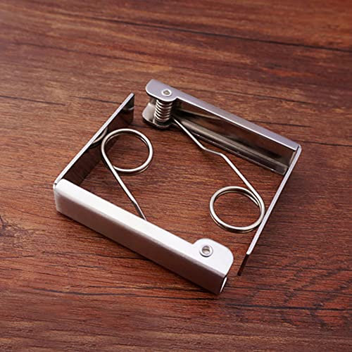 2 Stück Tischdeckenklammern, Große Federbelastete Tischdeckenabdeckung, Edelstahl-Halterklemmen, Größe: 7,6 X 6,1 Cm