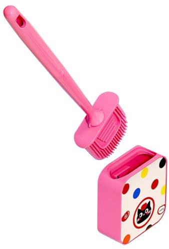 Toilet Cleaning Brush - Wall Mount Toilet Brush | Wall Mounted Toilet Brush And Holder | Cleaning Agent Tool Set | Spotts Remover With Long Handle, Access