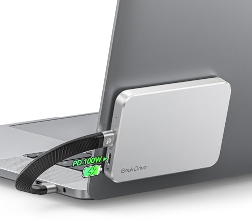 ORICO 2 TB Magnetic External SSD, PD100W, 4K ProRes HDR Record and Store, Up to 1000MB/s for USB 3.2 Gen 2 Interface, Portable Solid State Drive, Aluminium Alloy Shell, Smartphone, Labtop - P10Plus