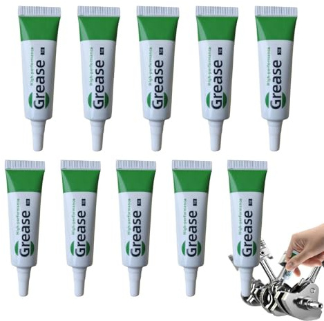 Graisse diélectrique - Graisse de silicone de 10 pièces pour bougies, connecteurs électriques et pièces de frein | Composé isolant à haute température, lubrifiant du terminal moteur, gel protecteur de