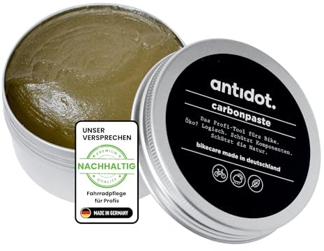 antidot. carbonpaste | 80 g Alu-Schraubdose | Montagepaste für Carbon Teile wie Sattelstütze, Lenker, Gabel | mehr Reibung für festen Halt | für alle Fahrräder