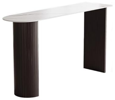 Bartabeller Lätt lyxigt barbord i stenplatta, väggmonterat bord for vardagsrum, kök, matsal Bar Bordets Högbord(180 * 50 * 105cm)