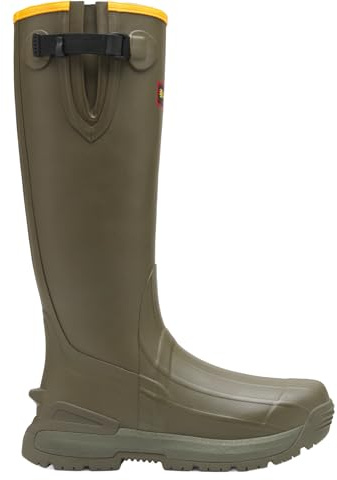 LaCrosse Men's Burly Aero 17 Slip-On Lightweight Waterproof Hunting and Field Boots, Dark Olive - 11
