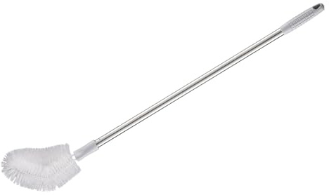 YDuupxe Long Bottle Brush Stainless Steel Handle Bendable Head Water Bucket with 70cm Length for Household Office (Grey)