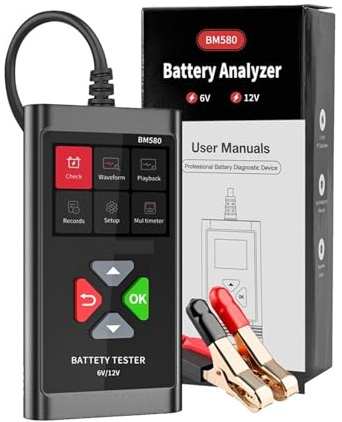 Testeur de batterie BM580, charur voiture 12 V 6, outils démarra, analyseur circuit char automobile PK KW650 KW208,Tests précis