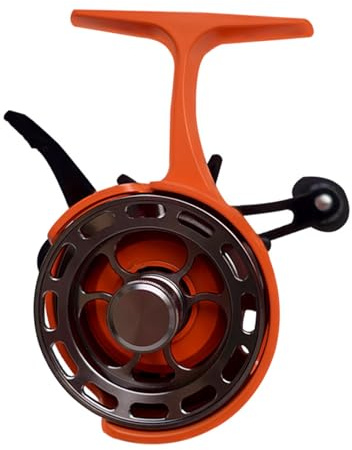 Limtula Inline Ice Fishing Reel 3.2: 1 High Speed Gear Ratio 3+1 Cuscinetti Freni con Bobina di Alluminio per Inline Reel
