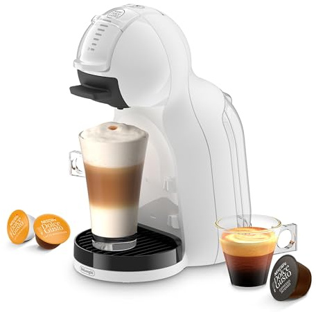 De'Longhi Nescafé Dolce Gusto Mini Me 2 Cafetière à capsules compactes, arrêt automatique, boissons chaudes et froides, pression 15 bar, blanc (EDG335.W)