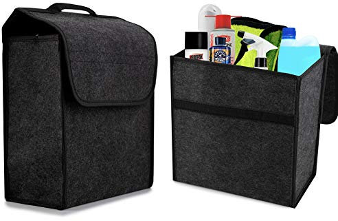 ADEPTNA Durable Anti Slip Car Trunk Boot Tidy Organiser Storage Bag (TALL BOOT ORGANISER)