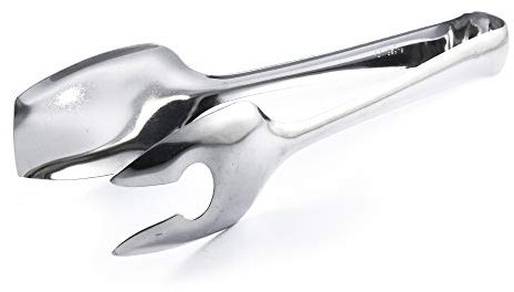 Molla Pinza Da arrosto, carne, buffet, acciaio inox, 25x8x6 cm