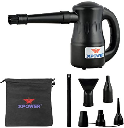 XPOWER A-2 Multi Electric Computer Duster Dryer Air Pump Air Spray Blower Vacuums (Black)