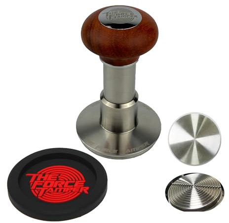 The Force Tamper-Automatic Impact Coffee Tamper Adjustable Const Pressure and Autoleveling RIPP-Distribute Set (53.00, Jelly)
