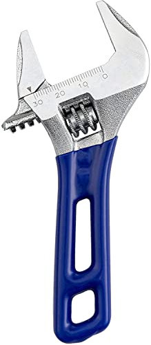 HQGC Rollgabelschlüssel, Weit öffnender Verstellbarer Schraubenschlüssel mit Kurzem Griff, Rohrzange Einmaulschlüssel Verstellbar (5 Zoll)