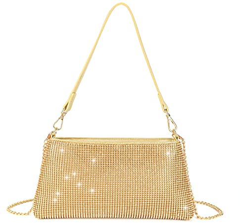 Valleycomforty femmes sac à main élégant sac de mariée diamant sac à main mariage sac de soirée sac Gossip cluthes