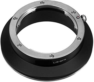 LR-GFX objektivadapter kompatibel med Leica R-objektiv och kompatibel med Fujifilm GFX G-Mount kamera