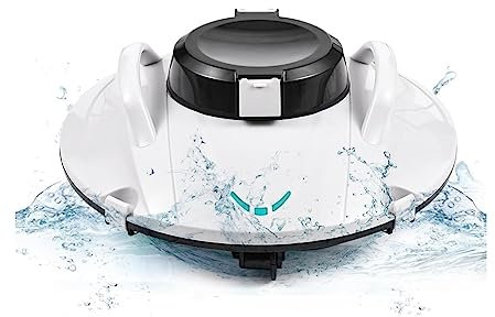 Nettoyeurs automatiques de piscine L'aspirateur automatique de piscine robotique sans fil intelligent de 35 W dure 90 minutes avec la fonction de stationnement automatique Robot de nettoyage de piscin