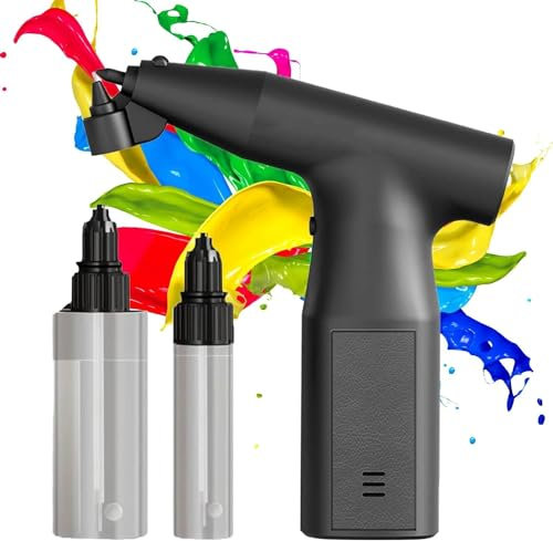 UEPXXOAA Car Electric Spray Gun, Handheld Portable Cordless Spray Gun, Car Paint Gun, Handheld Air Pump, For Automobiles (Size : B oil-based paint)