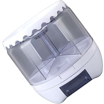6 Grids Rice and Grain Storage Container Double Sealed 10000ml Rotating Food Dispenser for Black Rice Yellow Rice Beans