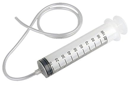 Syringe en plastique de 100 ml avec une seringue d'alimentation pour animaux de compagnie, mangeoire en médecine pour animaux de compagnie, seringue pour les liquides pour les chats et les chiens, la