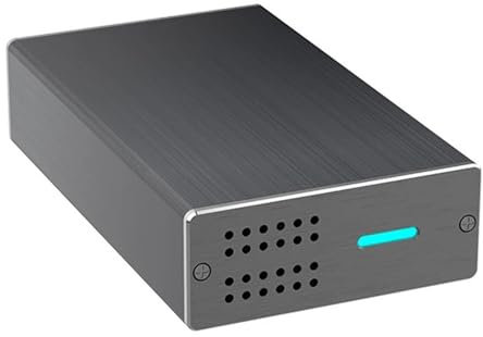 Illkjasfc USB3.0 Double Bay External Hard Drives Docking Station For 2.5/3.5in HDDs Hard Drives Duplicators External Case Replace