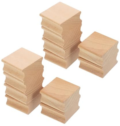 TEHAUX 12stücke Holzstempel Für Scrapbooking Handbuchstempel Schnitzstempel Diy Bastelwerkzeug Aus Massivem Buchenholz