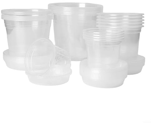 Pots de pépinière avec trous de drainage pour orchidées, plantes grasses et herbes aromatiques