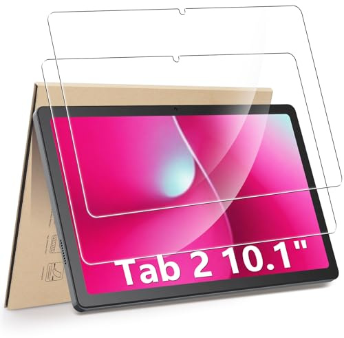 Hianjoo 2-Pack Screen Protector Compatible with T-Mobile REVVL Tab 2 10.1 Inch Tablet 2025 Release, Tempered Glass Film [HD Clarity] [9 Hardness] [Anti-Scratch]