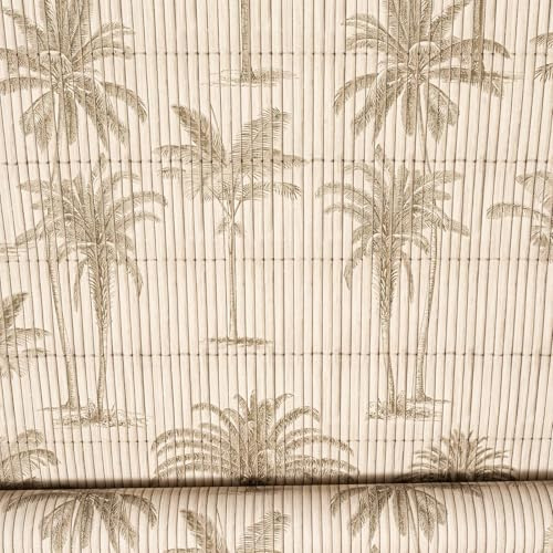 SOPHIE LAURENCE Tropical Palm Leaf Wallpaper – Green Botanical Palm Tree Pattern | Paste-The-Paper Finish | Feature Wall Wallpaper Roll Bedroom Cafe Diner Exotic Hallway