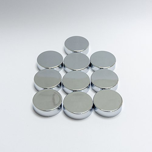 Abdeckkappe für Handtuchstange, Heizkörper, Entlüftungsventile, Chrom, 10 Stück