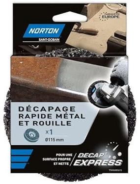 Disque NORTON Decap Express Métal & Rouille, 115mm, Oxyde d'aluminium, Meuleuse d'angle