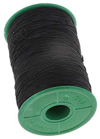 Sharplace 500m 0,5mm Gummi Gummiband Elastische Schnur Seil Gummischnur Schmuckfaden Perlenschnur, Schwarz