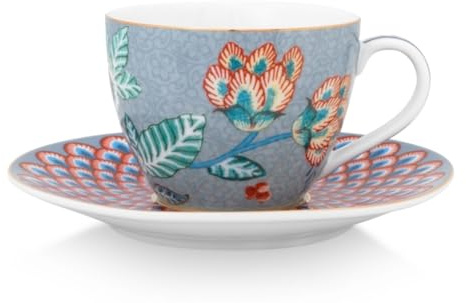 Pip Studio Flower Festival Espressot. m.U. Light Blue 120ml