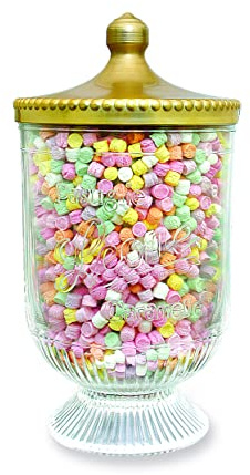 Leone seit 1857 - gemischte erfrischende Pastillen in Glasbehälter - Leone Bonbons - vegane und glutenfreie Bonbons - Glasbehälter 1,3 kg