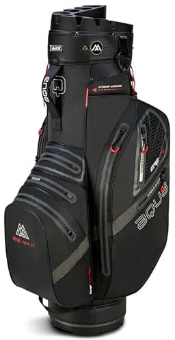 Big Max Aqua Style 4 - wasserdichte Golftasche - Cartbag - Schwarz