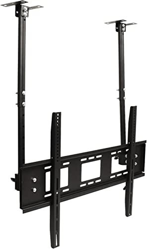 Supporto TV universale da soffitto, supporto TV sospeso a movimento completo, adatto alla maggior parte dei display LCD LED al plasma da 65-100 pollici con VESA massimo 900x600 mm, caricato fino