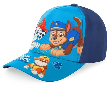 PAW PATROL Baseball Cap, Kappe Schirmmütze für Kinder, Mädchen und Jungen verstellbar (DE/NL/SE/PL, Numerisch, 50, Rubble)