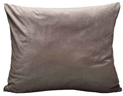Zelesta Velvetbed Kissenbezüge – Velvet Kissenbezüge Set von 2 - Resistent und Hypoallergen (Taupe, 80x80 cm)