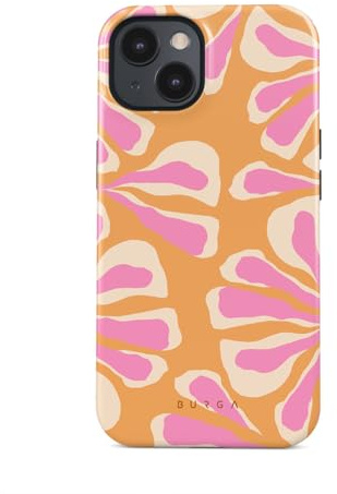 BURGA Handyhülle für iPhone 14 – Unisex Hybrid-Schutzhülle mit stoßdämpfendem TPU & kratzfester Außenschale, erhöhter Displayrand, MagSafe-kompatibel, kabelloses Laden, stylisches Design