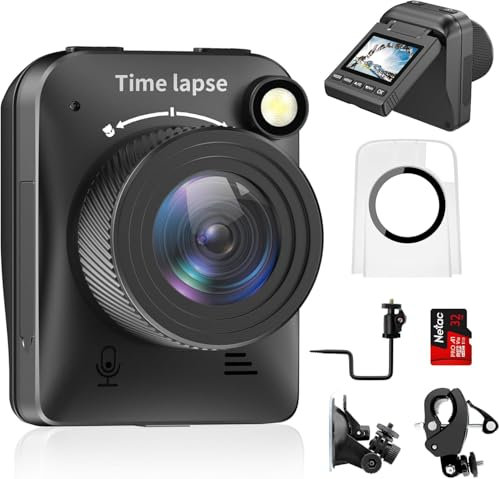 [2025 Aktualisierte Version] 4K Zeitraffer Kamera für Bauarbeiten im Freien, Wetter und Pflanzen, IP66 wasserdichte Zeitrafferkamera mit Verlängerter Batterielebensdauer, 32GB TF-Karte Enthalten