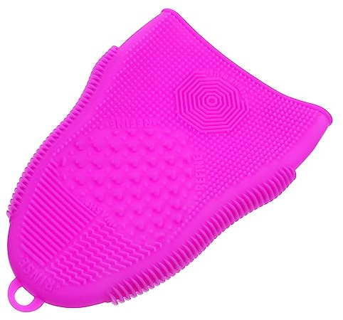 NIYANGLE Limpiador De Brochas De Maquillaje Almohadilla De Silicona Limpiador De Brochas