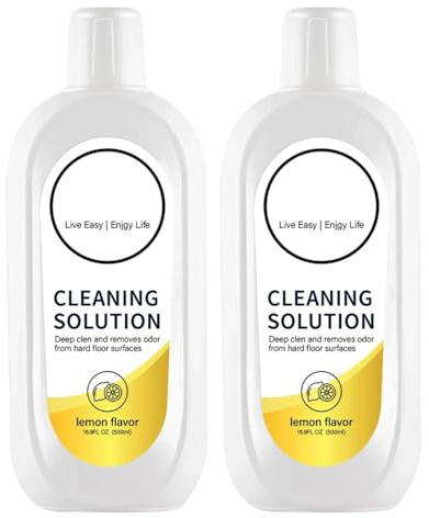Nettoyant Pour Sols, 500mL Lot de 2, Parfum Citron, Produit Nettoyant Compatible avec Tineco FLOOR ONE S3/S5/S6/S7, iFLOOR Séries